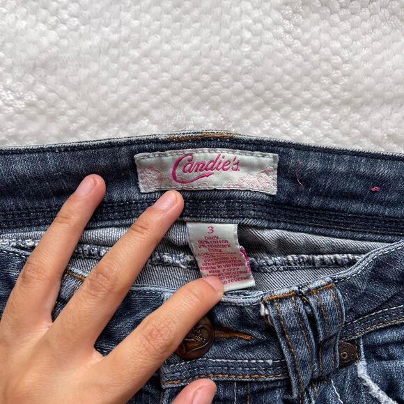 CANDIE’S LOW RISE FLARE JEANS - Picture 4 of 8